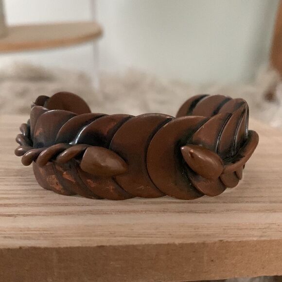 Vintage Metal Cuff Bracelet  - Picture 1 of 7